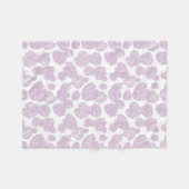 Multicolor Tropical Blätter 10 Fleecedecke (Vorderseite (Horizontal))