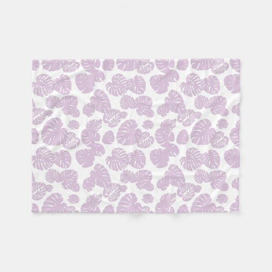 Multicolor Tropical Blätter 10 Fleecedecke (Vorderseite (Horizontal))