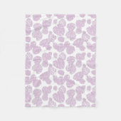 Multicolor Tropical Blätter 10 Fleecedecke (Vorderseite)