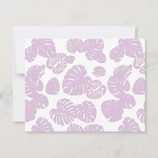 Multicolor Tropical Blätter 10 Mitteilungskarte (Vorderseite)