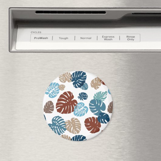 Multicolor Tropical Blätter 11 Magnet (In Situ (Geschirrspüler))