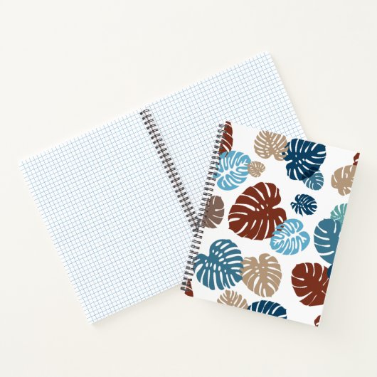 Multicolor Tropical Blätter 11 Notizblock (Innenseite)