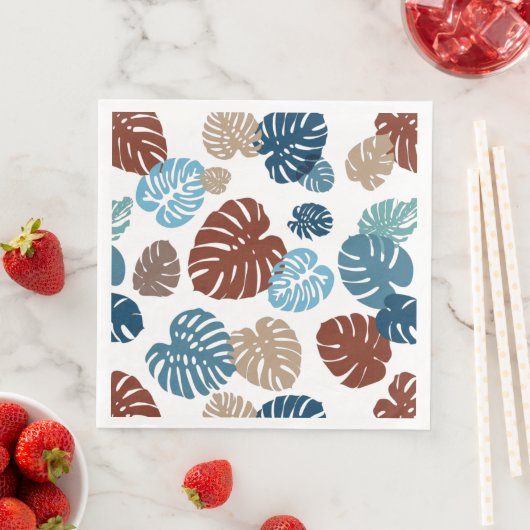 Multicolor Tropical Blätter 11 Serviette (Beispiel)