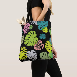 Multicolor Tropical Blätter 2 Tasche