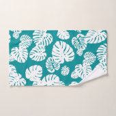 Multicolor Tropical Blätter 3 Badhandtuch Set (Handtuch)