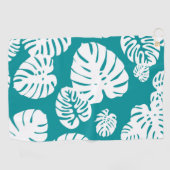 Multicolor Tropical Blätter 3 Golfhandtuch (Horizontal)