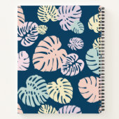 Multicolor Tropical Blätter 4 Notizblock (Rückseite)