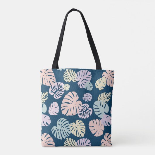 Multicolor Tropical Blätter 4 Tasche (Rückseite)