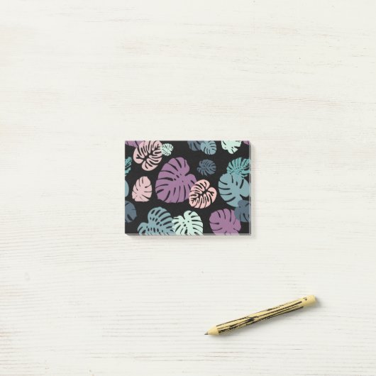 Multicolor Tropical Blätter 5 Post-it Klebezettel (Auf Schreibtisch)