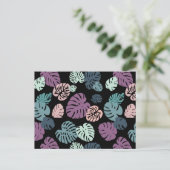 Multicolor Tropical Blätter 5 Postkarte (Stehend Vorderseite)