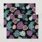 Multicolor Tropical Blätter 5 Postkarte (Vorne/Hinten)