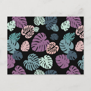 Multicolor Tropical Blätter 5 Postkarte