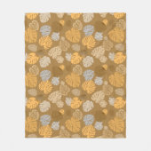 Multicolor Tropical Blätter 6 Fleecedecke (Vorderseite)