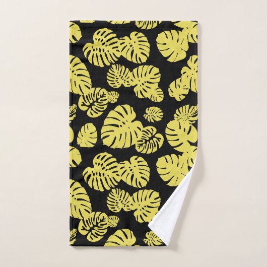 Multicolor Tropical Blätter 7 Badhandtuch Set (Handtuch)