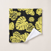 Multicolor Tropical Blätter 7 Badhandtuch Set (Waschlappen)