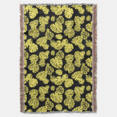 Multicolor Tropical Blätter 7 Decke (Vorderseite Vertikal)