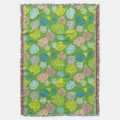 Multicolor Tropical Blätter 8 Decke (Vorderseite Vertikal)