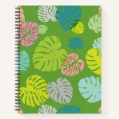 Multicolor Tropical Blätter 8 Notizblock (Vorderseite)