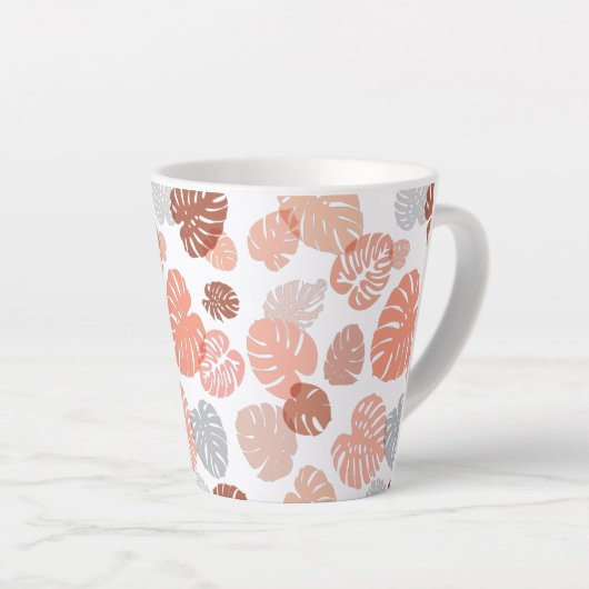 Multicolor Tropical Blätter 9 Milchtasse (Rechte Ecke)