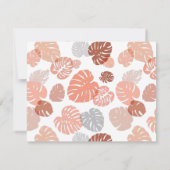 Multicolor Tropical Blätter 9 Mitteilungskarte (Rückseite)