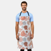 Multicolor Tropical Blätter 9 Schürze (Getragen)