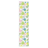 Multicolor Tropical Blätter Kurzer Tischläufer (Vorderseite)