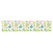 Multicolor Tropical Blätter Kurzer Tischläufer (Horizontal)