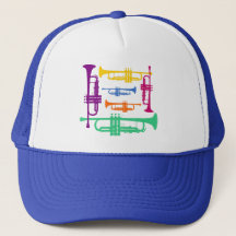 Multicolor Trumpet Music Instrument Baseball