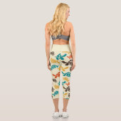 Multicolor Turtle Capri Leggings (Rückseite)