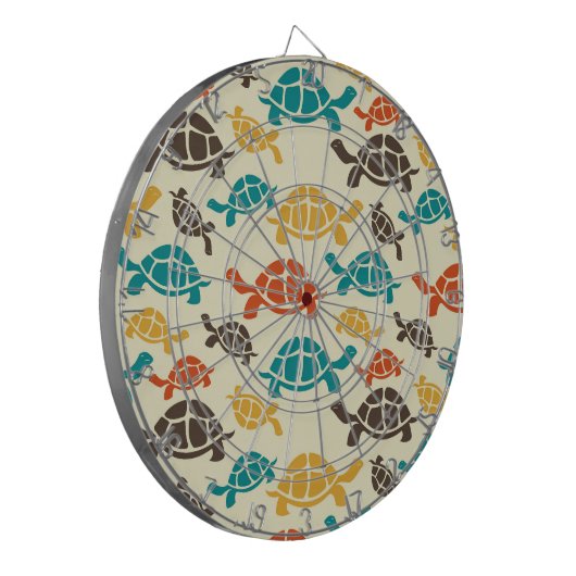 Multicolor Turtle Dartscheibe (Vorderseite Links)
