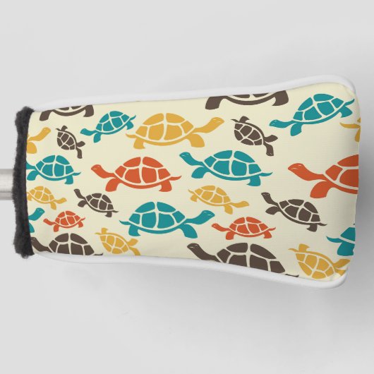 Multicolor Turtle Golf Headcover (Vorderseite)