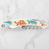 Multicolor Turtle Kellnermesser (Vorderseite)