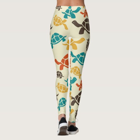 Multicolor Turtle Leggings (Rückseite)