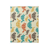 Multicolor Turtle Notizblock (Rotiert)