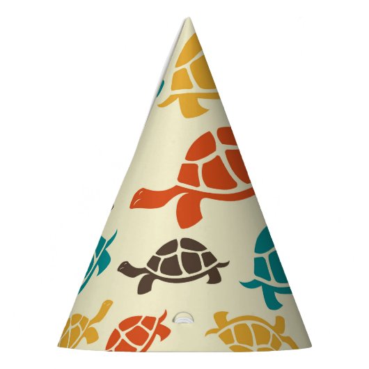 Multicolor Turtle Partyhütchen (Links)