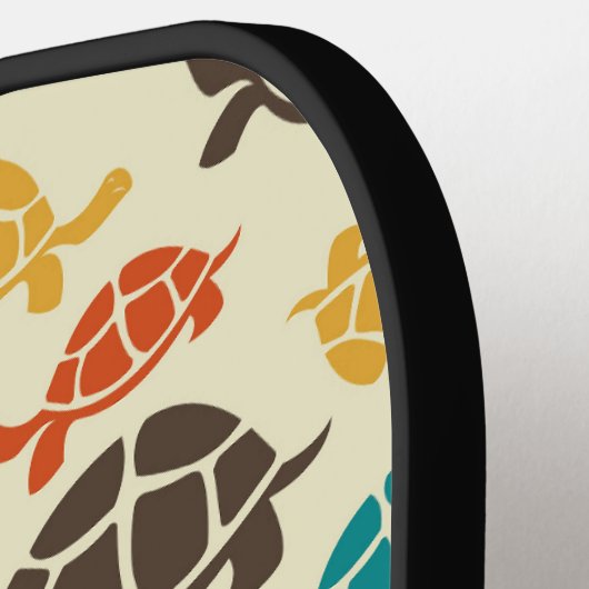 Multicolor Turtle Pickleball Schläger (Linke Seite)