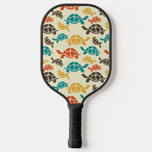 Multicolor Turtle Pickleball Schläger (Rückseite)