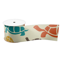 Multicolor Turtle Satinband
