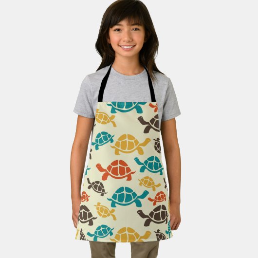 Multicolor Turtle Schürze (Insitu)