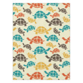 Multicolor Turtle Tischdecke (Vorderseite)