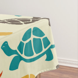 Multicolor Turtle Tischdecke