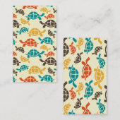 Multicolor Turtle Visitenkarte (Vorne/Hinten)