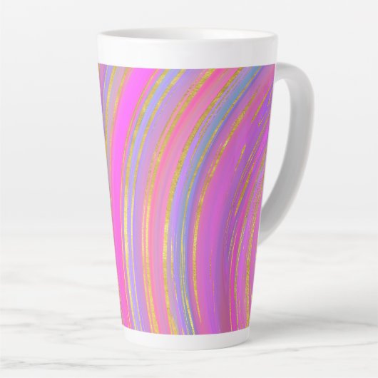 Multicolor und Gold Milchtasse (Rechte Ecke)