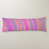 Multicolor und Gold Seitenschläferkissen (Rückseite)