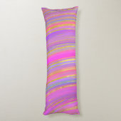 Multicolor und Gold Seitenschläferkissen (Rückseite (Vertikal))