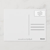 Multicolor Vielen Dank Typografie Postcard Postkarte (Rückseite)