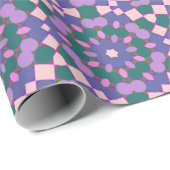 Multicolor-Vintage Geschenkpapier (Rolleneckpunkt)