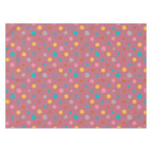 Multicolor-Wasserfarben-Punkte 5 Tischdecke (Vorderseite (Horizontal))