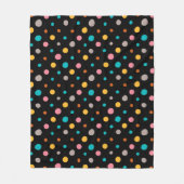 Multicolor-Wasserfarbpunkte 2 Fleecedecke (Vorderseite)