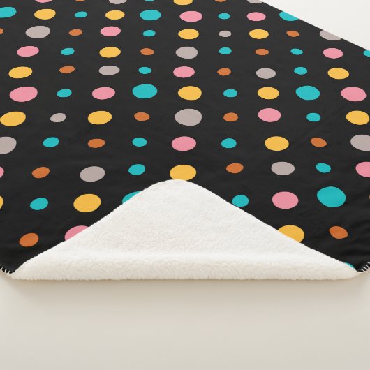 Multicolor-Wasserfarbpunkte 2 Sherpadecke (3/4)